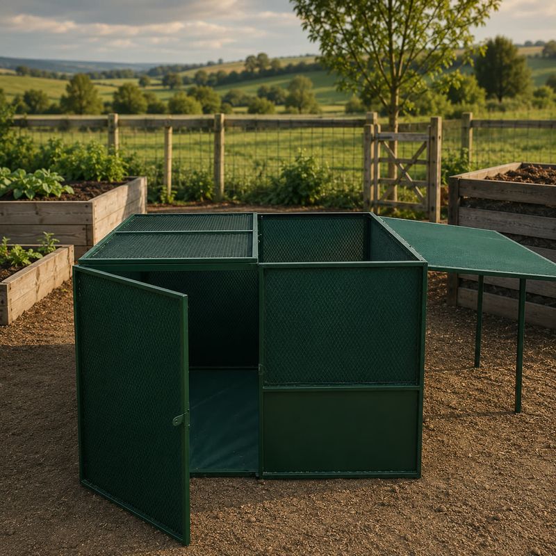 Large worm farm — modular system for farms producing 1.5 tons of organic fertiliser monthly