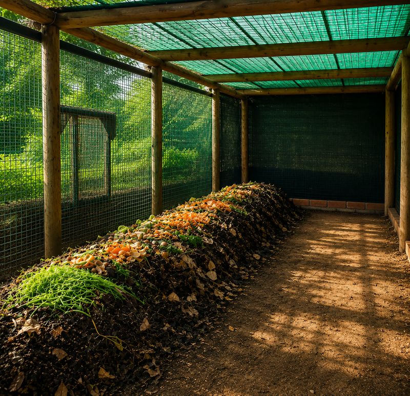Extra large worm farm — industrial-scale food waste recycling up to 80 tons per month